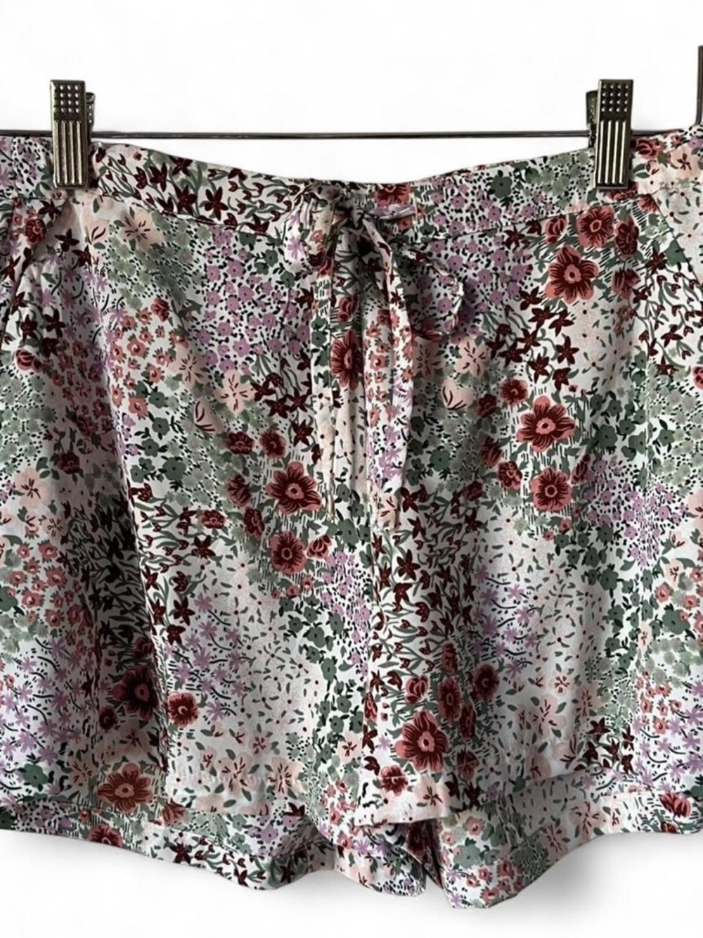 Cynthia Rowley Cream Floral Short Pajama Set - Picture 3 of 8